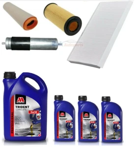 FOR BMW X5 E53 3.0 AIR OIL FUEL POLLEN FILTERS & ENGINE OIL 8L SERVICE KIT NEW - Picture 1 of 1
