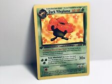Pokémon TCG Dark Vileplume Team Rocket 30/82 Regular Non Holo 1st Edition Rare