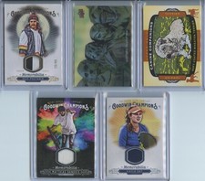 2018 Upper Deck Goodwin Champions 5 Material Card Lot Inc. Olly Postanin