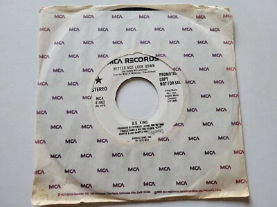 B.B. KING - Better Not Look Down 1979 PROMO Electric Chicago Blues 7" NM- - Image 1 of 2