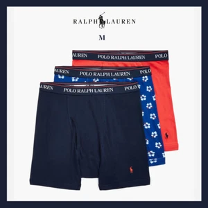 Neu mit Etikett - Polo Ralph Lauren Herren 3er-Pack Boxershorts klassischer Passform blau rot Gr. M $ 49 - Bild 1 von 11