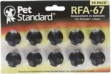 10 Piles pour PetSafe RFA-67 Compatible Collier Anti Aboiement Chien