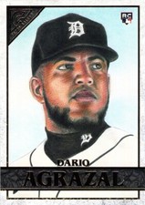 Dario Agrazal RC 2020 Topps Gallery Rookie Card #42 Detroit Tigers MLB Baseball
