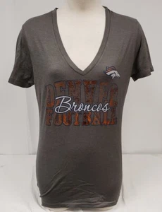 Brand New Women's Team Apparel NFL Denver Broncos Short Sleeve Shirt -M - Picture 1 of 2