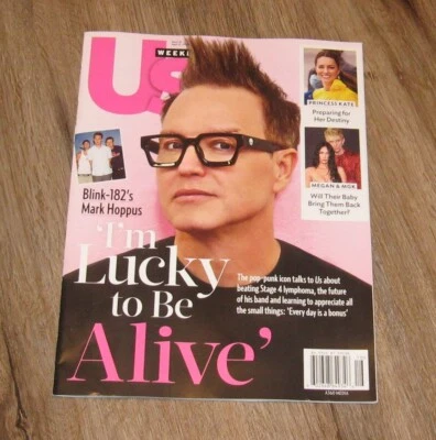 US Weekly 2025 magazine Mark Hoppus BLINK 182 Machine Gun Kelly AMY LOCANE - Image 1 of 2