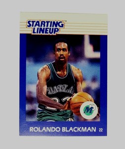 1988 SLU STARTING LINEUP ROLANDO BLACKMAN CARD DALLAS CENTERED MINT POSSIBLE 10