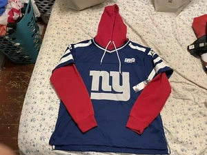 Felpa con cappuccio NFL Team Apparel New York Giants taglia small uomo blu bianco e rosso - Foto 1 di 8