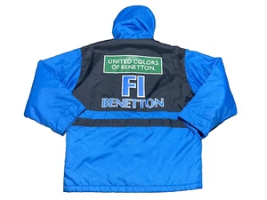 Chaqueta con Capucha United Colors of Benetton Fórmula 1 Racing Talla 48 Japón XL De Colección - Imagen 1 de 21