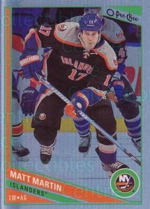 2013-14 O-Pee-Chee Rainbow #313 Matt Martin - Picture 1 of 1