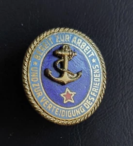 DDR Leistungsabzeichen der Seesportprüfung Seemännisch GST 1 Stern - Bild 1 von 2