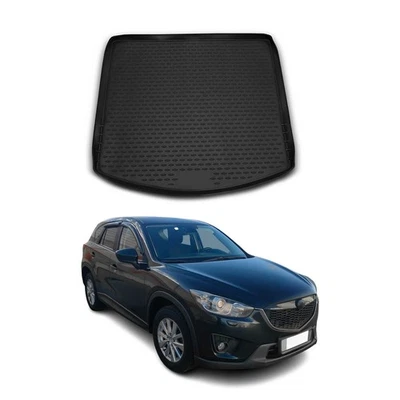 Tapetes de carga OMAC forro para maletero trasero Mazda CX-5 2013-2016 impermeables TPE negro Foto 1 de 4