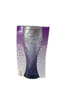 McDonalds Coca-Cola Glas 2013 Golden Arches Lila Neu - Picture 1 of 3