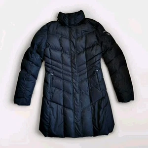 BOGNER Fire+Ice Individual Jacket Women's Small Black Long Length Goose Down 600 - Picture 1 of 13