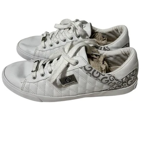 G By Guess | Marti Shoes Womens Size 11 M White Low Top Sneakers Logo Street - Picture 1 of 8