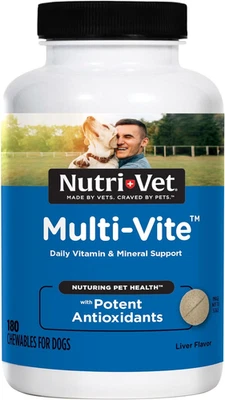 Multi-Vite Chewables for Adult Dogs, Daily Multivitamin & Mineral Supplement for - Image 1 of 4