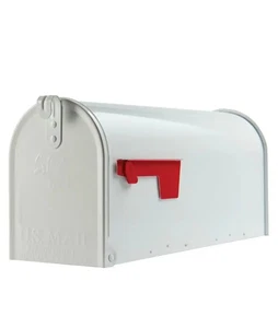Buzón Gibraltar Elite T1 Acero Blanco Ruraltar Post Mount Gibraltar Elite - Imagen 1 de 2