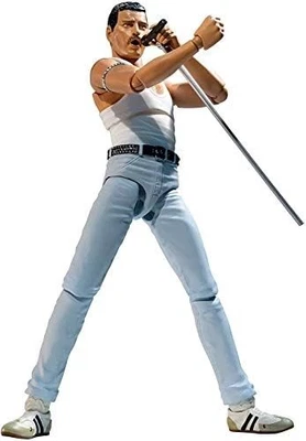 S.H.Figuarts Freddie Mercury Live Aid Ver. Figura de acción Tamashii Nation 150 mm Foto 1 de 4