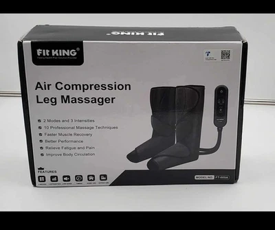 Fit King FT-009A  Air Compression Circulation Leg Massager NIB - Image 1 of 4