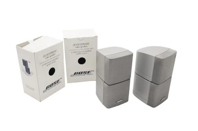 ✅2x Bose Acoustimass Altoparlante Doppio Cubo Satellitare Serie III Argento✅ - Immagine 1 di 4