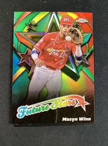 2025 Topps Chrome Future Stars Masyn Winn St. Louis Cardinals #FS-14 - Picture 1 of 2