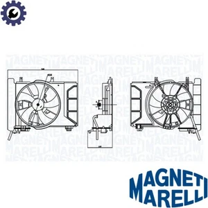 FAN RADIATOR 069422769010 FOR TOYOTA YARIS 1KR-FE 1.0L 3cyl YARIS - Picture 1 of 6