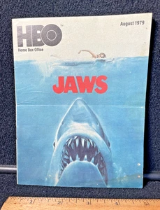 RAR! Vintage JAWS August 1979 HBO Guide Program - Bild 1 von 8