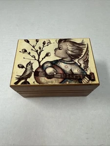 Vtg Reuge The Happy Wanderer Florentine Style Swiss Musical Movement Box, Bird - Picture 1 of 14