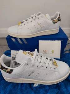 ADIDAS STAN SMITH BAPE HERRENSCHUHE WEISS. GRÖSSE UK-8,5 - Bild 1 von 6
