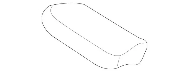 Cojín de asiento cubierta exterior original Mercedes-Benz 205-910-09-38-9D88 Foto 1 de 1