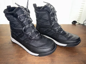 Sorel Women’s Size 6.5 Whitney II Short Black Waterproof Winter Snow Boots - Picture 1 of 7