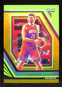 2022-23 Flux Basketball ALPEREN SENGUN True GOLD /10 #137 Houston Rockets - Picture 1 of 2