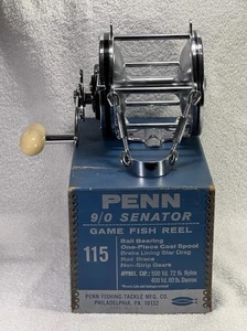 Penn Senator 115 9/0 Reel New In Box With All Accessories Near Mint - Serviced - Picture 1 of 18