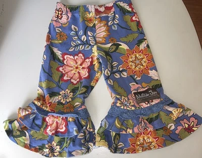 Usado en Excelente Condición Matilda Jane Floral Jardín Otoño Grandes Volantes Pantalones Leggings Niñas Niños Pequeños 2 Foto 1 de 4