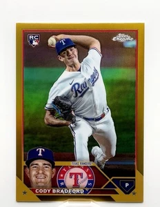Serie de actualización cromada Topps 2023 Cody Bradford #USC11 refractor de oro/50 (RC) - Imagen 1 de 2