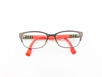 Fendi Eyeglasses Frames Only, FF 0033 EQP, 53-17-140, Gray/Orange, Italy - Image 1 of 4