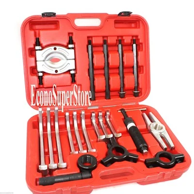 Professinal 10 Ton Hydraulic Gear Jaw Pulling Bearing Separator Puller Set Kit - Image 1 of 2