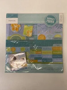 Perfect Pages Scrapbook Kit TROPICAL Beach Hawaii Mexico Sun Sand Ocean Crafts - Picture 1 of 3