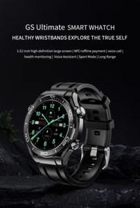 Neu GS Ultimate Smartwatch, IP67 wasserdicht, 1,46 Zoll Bildschirm, Bluetooth 5.0 - Bild 1 von 15