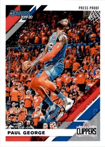 2019-20 Donruss Press Proof Purple #141 Paul George /199