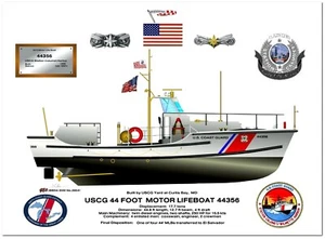 USCG 44 Ft Motor Life Boat, Hull No. 44356, CG Station Calumet City, Chicago, IL - Picture 1 of 1