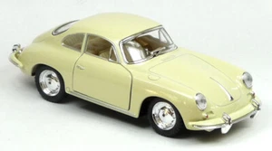 Porsche 356B Carrera 2 beige Modellauto ca. 12 cm Metall-Spritzguss von Kinsmart - Picture 1 of 4