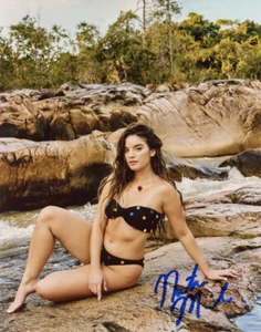 NATALIE MARIDUENA NOEL SIGNIERT 8x10 FOTO SPORT ILLUSTRIERT BADEANZUG BECKETT BAS - Bild 1 von 2