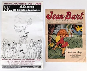 2 docus Rare Affiche Jijé 1975 Jean-Bart N°0 1947 - Picture 1 of 5