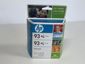 Doppelpack Original CC581FN HP 93 Tri-Color Tintenpatronen Twin OPT 140 Neu Dichtung - Bild 1 von 3