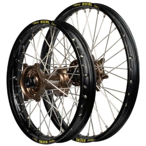 Husqvarna FE450 2024 - 2025 Envy / Excel SNR Wheel Set 21/18 Black Rims Mag Hubs - Picture 1 of 9