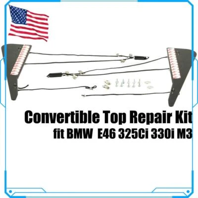 Kit Reparación Columna Superior Convertible “C” Para BMW E46 325Ci 330Ci M3 54317135351 Q Foto 1 de 4
