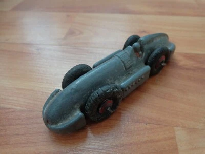 Vintage Originale 1950'S Dinky Giocattoli 17E Velocità Di Vento Grigio Gara Auto - Immagine 1 di 3