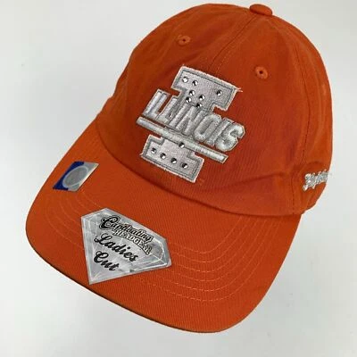 Illinois Fighting Illini Womens Jeweled Ball Cap Hat Adjustable Baseball - Image 1 of 4