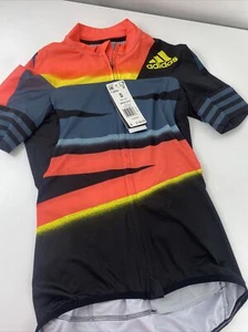 Adidas Adistar Aeroready Womens Cycling Full Zip Jersey Size S Small FJ6600 - Picture 1 of 8