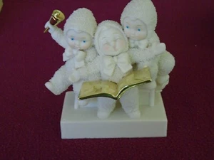 C-578 Department 56 2001 Snowbaby Carolers Sing a Song - Imagen 1 de 5
